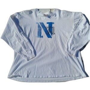 Vintage Y2k Nike 71 Long Sleeve Shirt Silver Tag Sleeve Graphic